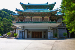 朝鲜妙香山建筑素材