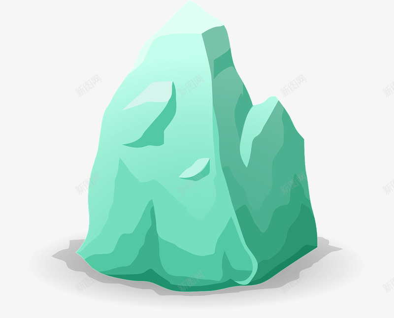 冰山一角png免抠素材_88icon https://88icon.com 冰山 模型 玉石 石头