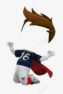 2016法国欧洲杯卡通人物素材