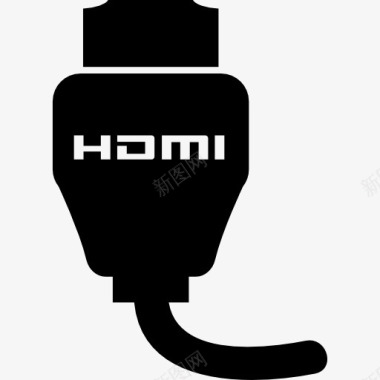 禁止声音HDMI连接器图标图标