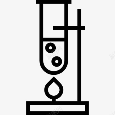研究物质试管图标图标