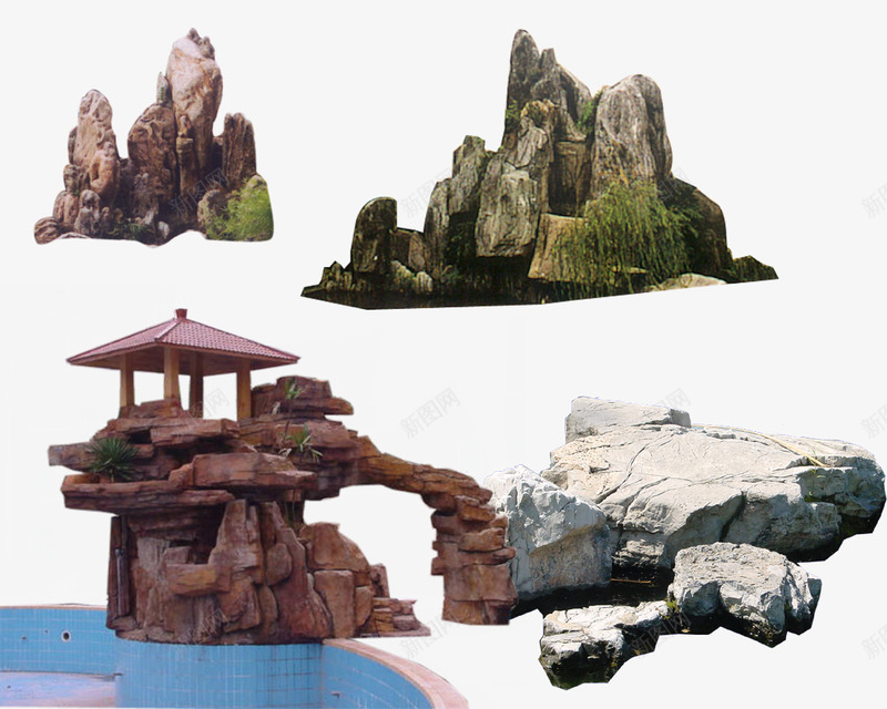 石头雕塑造型png免抠素材_88icon https://88icon.com 假山石头 园林假山后期 园林素材 石头造型 雕塑