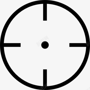 符号圆形目标符号图标图标