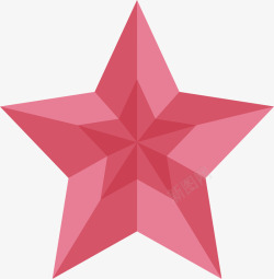 粉红色五角星素材