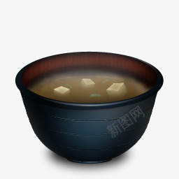 味噌汤日本食品图标图标