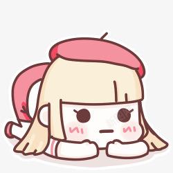 慵懒女孩慵懒的小女孩高清图片