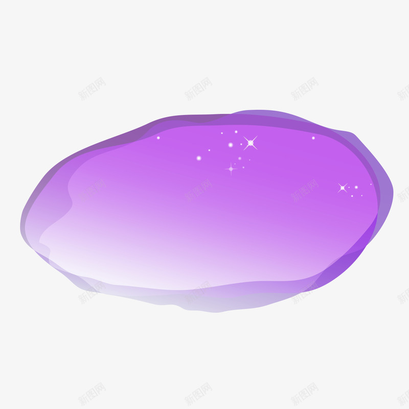 紫色透明石块png免抠素材_88icon https://88icon.com 石头 紫色 透明 透明石块