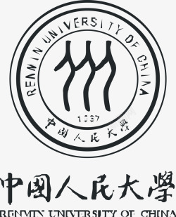 人民大学中国人民大学logo矢量图图标高清图片