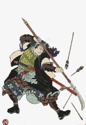 日本插画长刀武士png免抠素材_88icon https://88icon.com 卡通手绘 插画 日本 武士 长刀