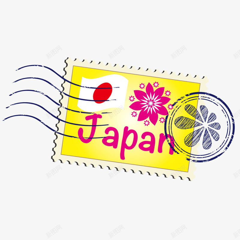 日本邮票矢量图eps免抠素材_88icon https://88icon.com 古玩 外国邮票 收藏 日本旗帜 玩物 珍藏 矢量图