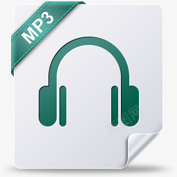 MP3矢量素材mp3文件图标图标