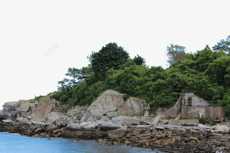 海边的建筑png免抠素材_88icon https://88icon.com 大海 建筑 海边 石头 绿树