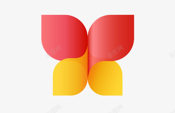 logo抽象时尚蝴蝶LOGO图标图标