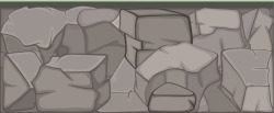 扁平化石头墙素材
