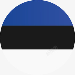 爱沙尼亚国旗欧洲国家的国旗素材