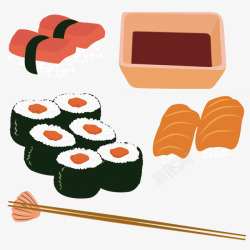 卡通日本食物素材