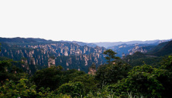 张家界天子山风景写真素材