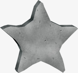 异石五角星雕刻高清图片