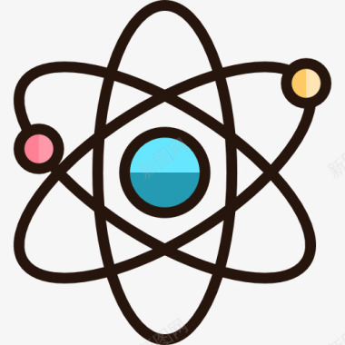 科学算命原子图标图标