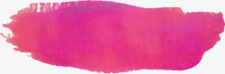 粉红水彩涂鸦笔刷矢量图素材