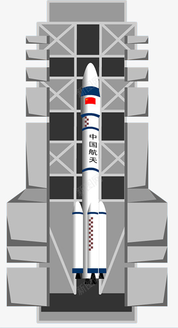 火箭png免抠素材_88icon https://88icon.com 天空 宇宙 探测 火箭 运载