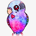 鹦鹉小鸟动物卡通元素素材