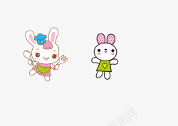 卡通可爱小动物素材