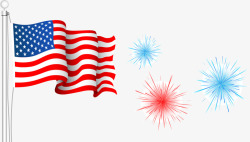 美国独立日庆祝元素矢量图素材