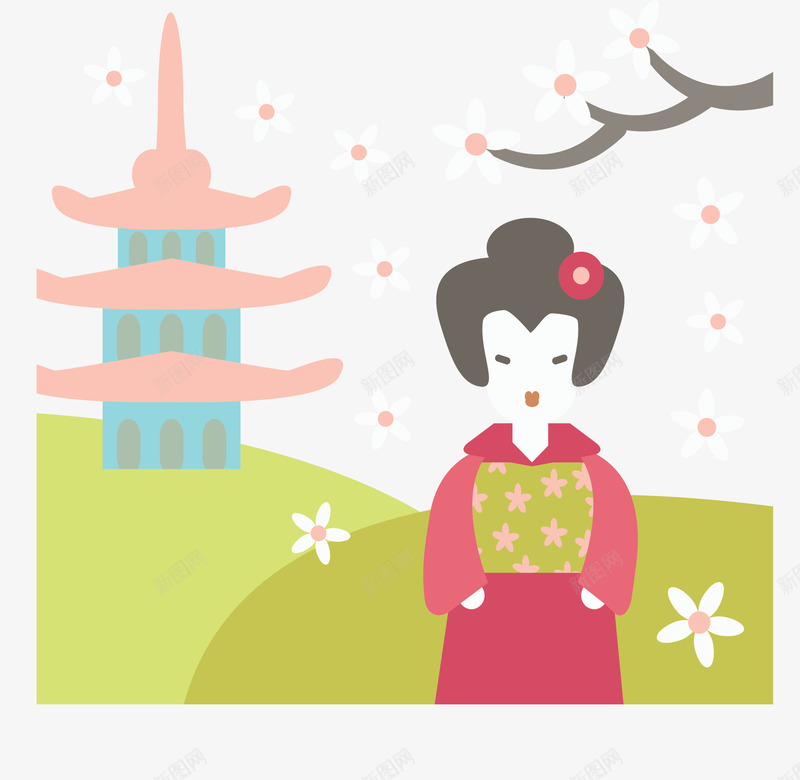 日本东京旅游纪念矢量图ai免抠素材_88icon https://88icon.com 旅游 旅游季 日本 日本旅游 矢量png 美丽日本 矢量图