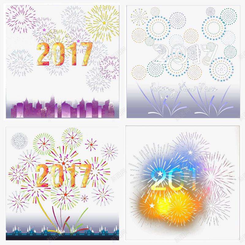 2017跨年合集png免抠素材_88icon https://88icon.com 2017 2017年 2017跨年 大年初一 新年 烟火 烟花 跨年 跨年元素 鸡年