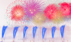庆祝的烟花素材