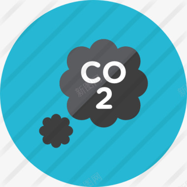 远离污染CO2图标图标