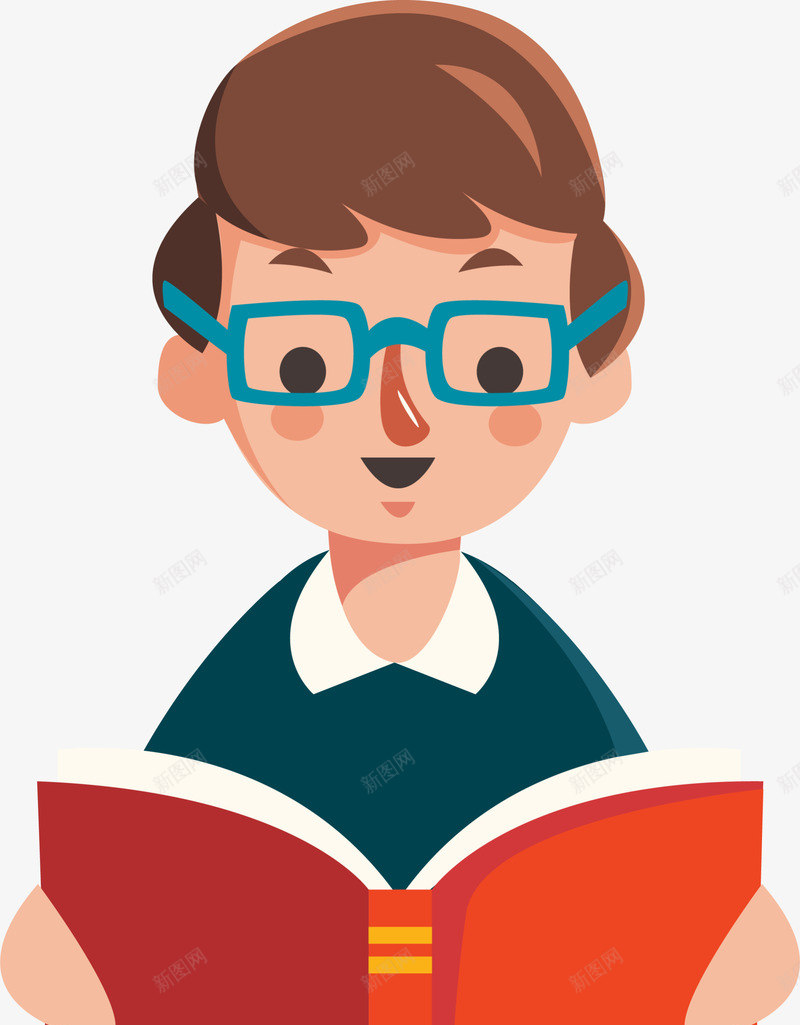 认真看书的小男孩png免抠素材_88icon https://88icon.com 可爱的小男孩 学习 教育 认真看书 读书 高考加油
