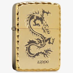 ZIPPO打火机金属龙素材