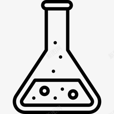 科学竞赛瓶图标图标