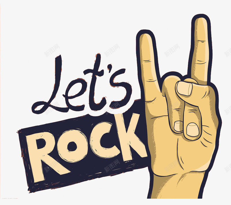 letsrock手势png免抠素材_88icon https://88icon.com rock 字体 手势 摇滚 音乐