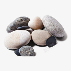 漂亮的鹅卵石小石头高清图片