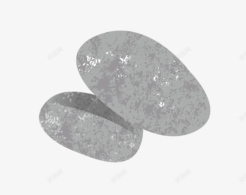 手绘灰色的石头矢量图ai免抠素材_88icon https://88icon.com 手绘 灰色的石头 矢量石头素材 石头 矢量图