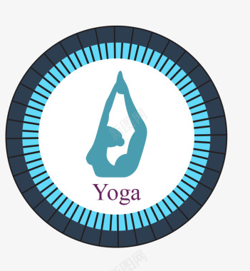 瑜伽yoga图标图标