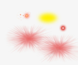 梦幻烟花时尚素材