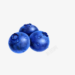 新鲜水果蓝莓素材