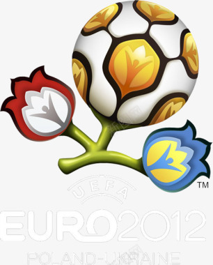 卡通足球花卉欧洲杯图标图标