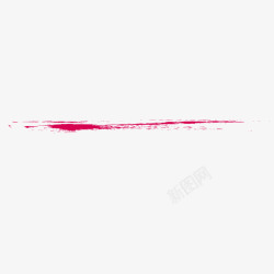 水墨分割线粉红色矢量图素材