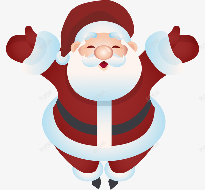 仰望天空的圣诞老人png免抠素材_88icon https://88icon.com 冬天 卡通人物 圣诞老人 圣诞节 手绘圣诞老人
