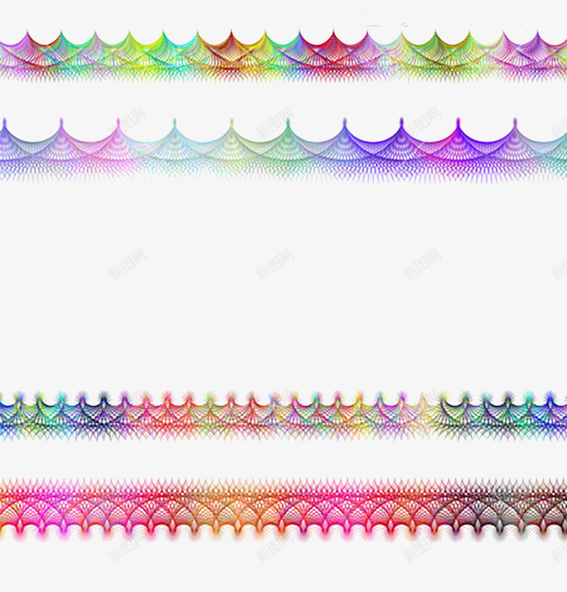欧式间隔线png免抠素材_88icon https://88icon.com 分割 多色彩 平面海报 欧式 线条 间隔条
