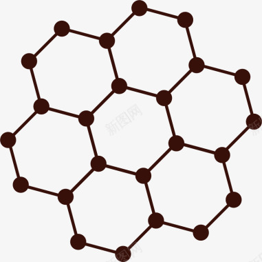 含有苯环的化学结构式矢量图图标图标