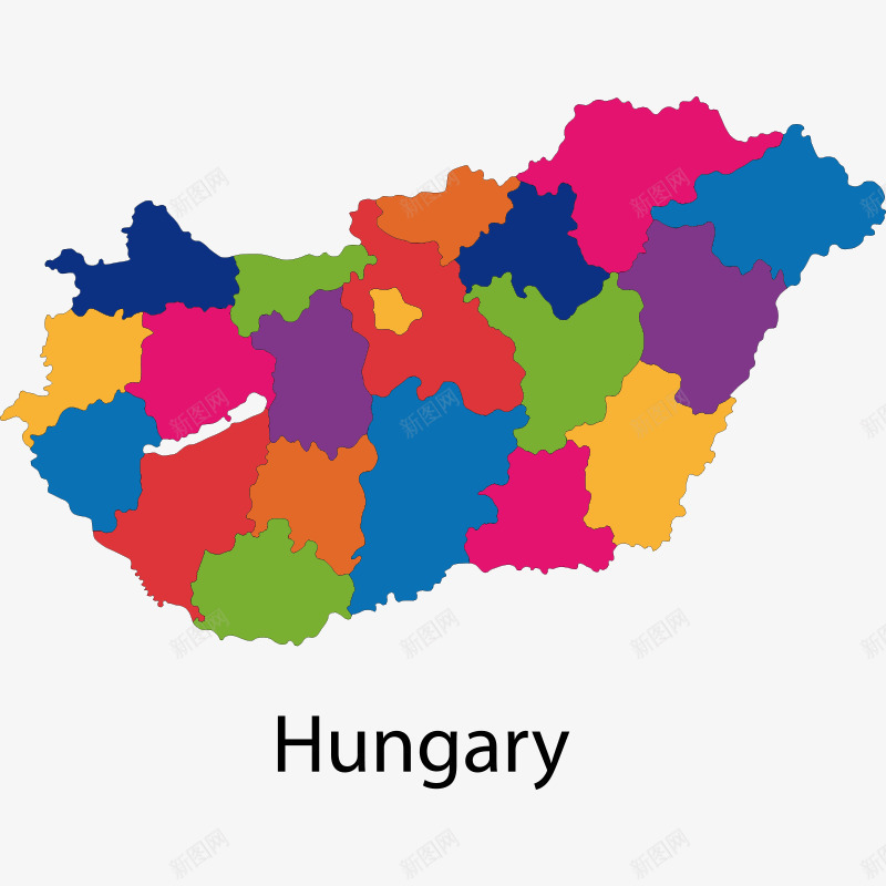 地图欧洲地图png免抠素材_88icon https://88icon.com Hungary 国家 国家地图 地图 地图元素 平面 彩色 插画 欧洲地图