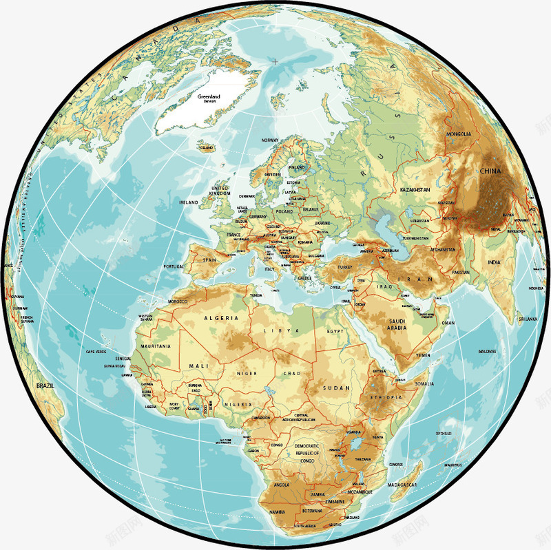 世界地图png免抠素材_88icon https://88icon.com 世界地图 俯视图 地球 地理 欧洲 海洋 版图 美丽 非洲