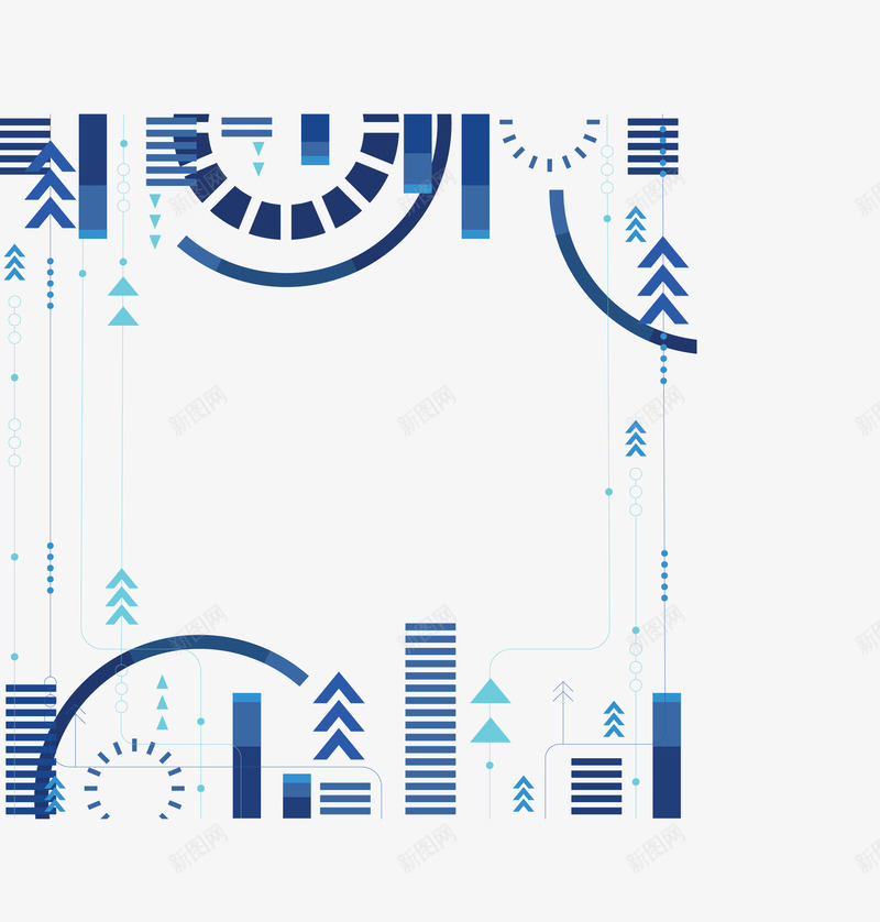 深蓝色科技感抽象花纹矢量图ai免抠素材_88icon https://88icon.com 抽象花纹 深蓝色 矢量png 科技感 科技花纹 蓝色花纹 矢量图