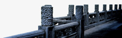 石头围栏中国风古典围栏素材